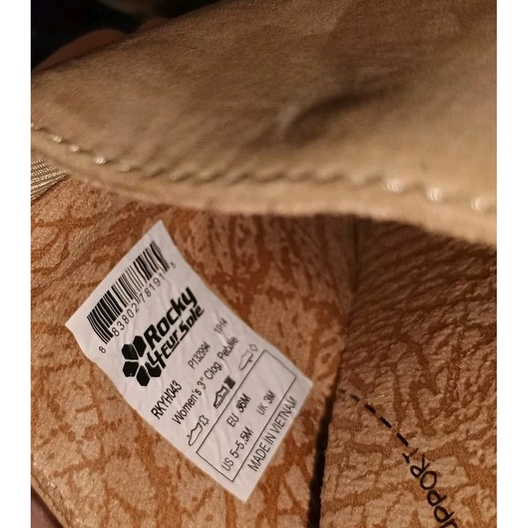 Rocky 4 Eye Sole 3 Inch Clog Slip Resistant Non Marking Size 36 US 5 - 5.5 - Picture 12 of 12